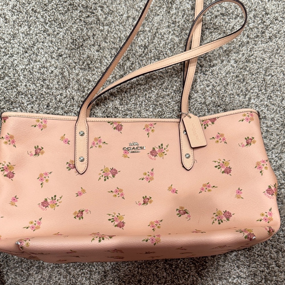 Coach Blush Floral Shoulder Bag
